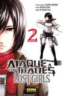 ATAQUE A LOS TITANES: LOST GIRLS 02 | 9788467927856 | ISAYAMA, HAJIME/ SEKO, HIROSHI/ FUJI, RYOSUKE | Llibreria La Font de Mimir - Llibreria online Barcelona - Comprar llibres català i castellà