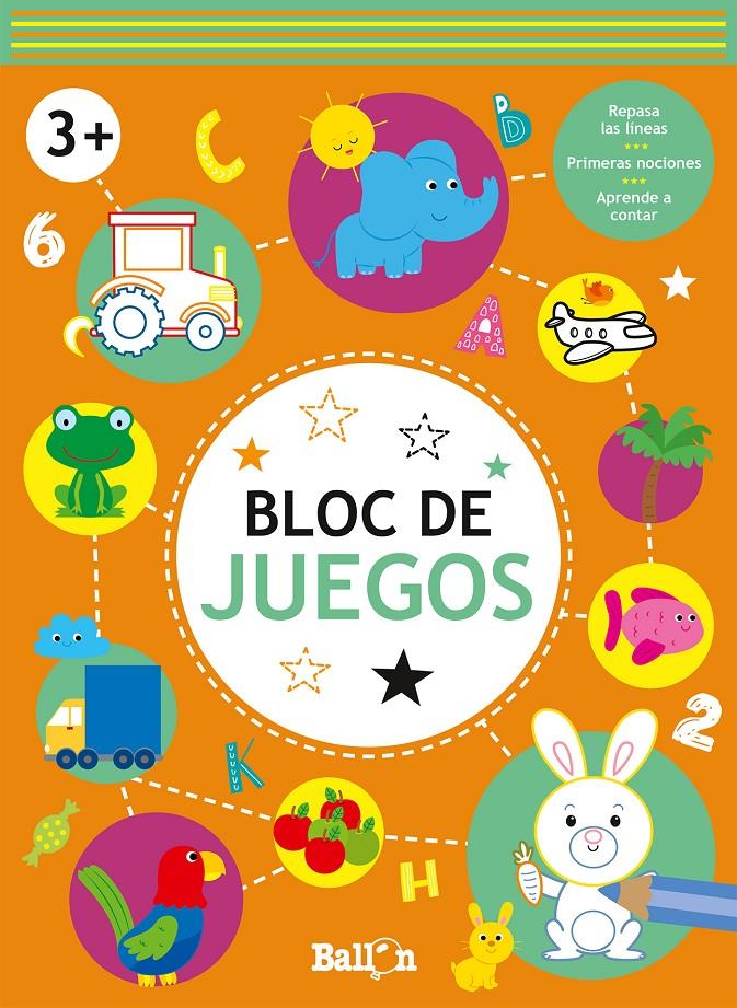 BLOC DE JUEGOS +3 NARANJA | 9789403226125 | BALLON | Llibreria La Font de Mimir - Llibreria online Barcelona - Comprar llibres català i castellà