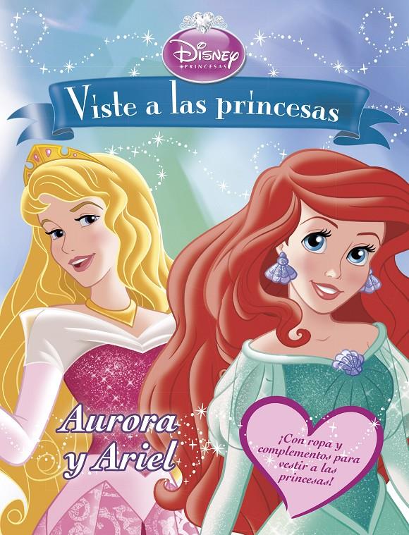 VISTE A PRINCESAS. RECORTABLES. AURORA Y ARIEL | 9788499515670 | DISNEY | Llibreria La Font de Mimir - Llibreria online Barcelona - Comprar llibres català i castellà