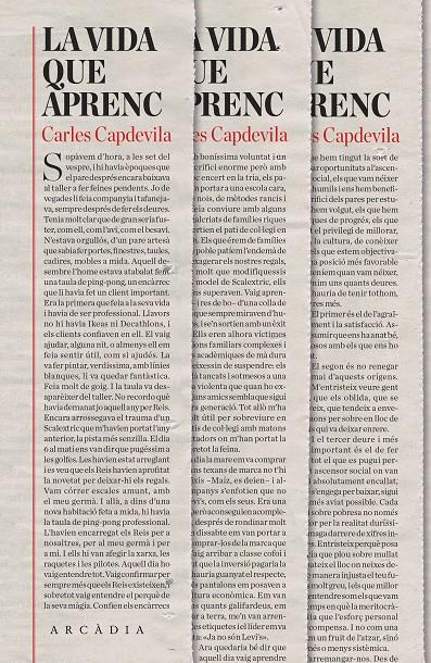 LA VIDA QUE APRENC | 9788494616365 | CAPDEVILA PLANDIURA, CARLES | Llibreria La Font de Mimir - Llibreria online Barcelona - Comprar llibres català i castellà