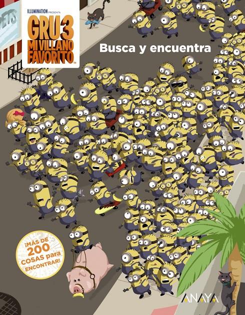 GRU 3: BUSCA Y ENCUENTRA | 9788469834237 | STUDIOS LICENSING, UNIVERSAL | Llibreria La Font de Mimir - Llibreria online Barcelona - Comprar llibres català i castellà