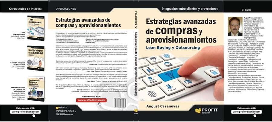 ESTRATEGIAS AVANZADAS DE COMPRAS Y APROVISIONAMIENTOS | 9788492956531 | CASANOVAS, AUGUST | Llibreria La Font de Mimir - Llibreria online Barcelona - Comprar llibres català i castellà