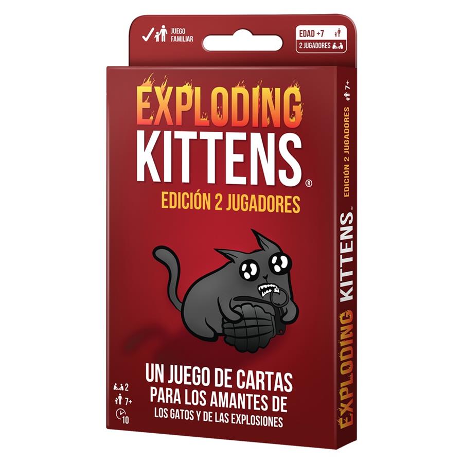 ECPLODING KITTENS EDICION DOS JUGADORES | 0810083041827 | Llibreria La Font de Mimir - Llibreria online Barcelona - Comprar llibres català i castellà