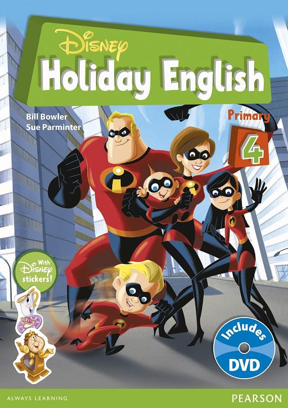 HOLIDAY ENGLISH 4 PRIMARY + DVD | 9788498375848 | AA VV | Llibreria La Font de Mimir - Llibreria online Barcelona - Comprar llibres català i castellà