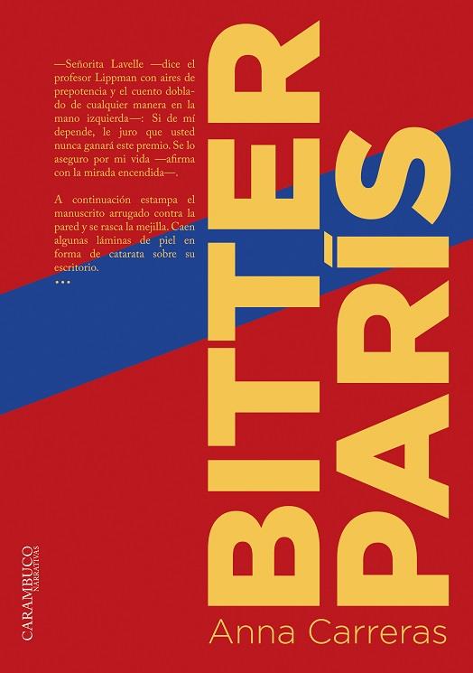 BITTER PARÍS | 9788494820625 | CARRERAS I AUBETS, ANNA | Llibreria La Font de Mimir - Llibreria online Barcelona - Comprar llibres català i castellà