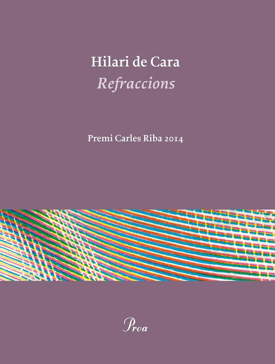 REFRACCIONS | 9788475885506 | HILARI DE CARA | Llibreria La Font de Mimir - Llibreria online Barcelona - Comprar llibres català i castellà