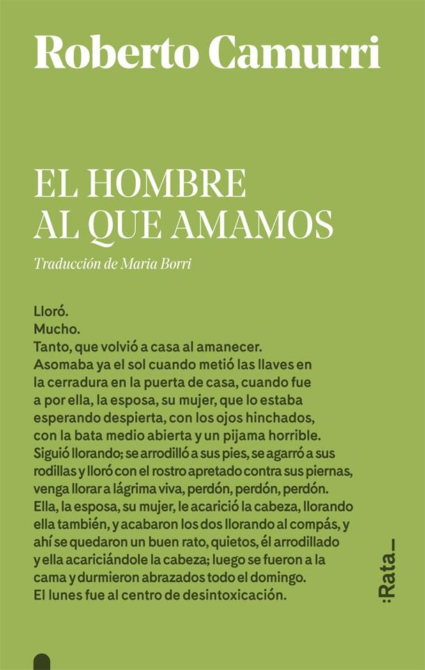 EL HOMBRE AL QUE AMAMOS | 9788416738540 | CAMURRI, ROBERTO | Llibreria La Font de Mimir - Llibreria online Barcelona - Comprar llibres català i castellà