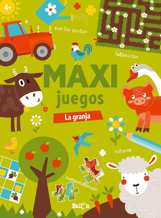 MAXI JUEGOS - LA GRANJA | 9789403225661 | BALLON | Llibreria La Font de Mimir - Llibreria online Barcelona - Comprar llibres català i castellà