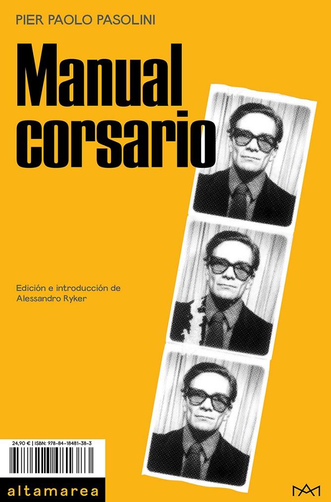 MANUAL CORSARIO | 9788418481383 | PASOLINI, PIER PAOLO | Llibreria La Font de Mimir - Llibreria online Barcelona - Comprar llibres català i castellà