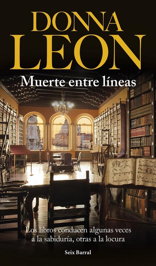 MUERTE ENTRE LÍNEAS | 9788432222528 | LEON, DONNA | Llibreria La Font de Mimir - Llibreria online Barcelona - Comprar llibres català i castellà