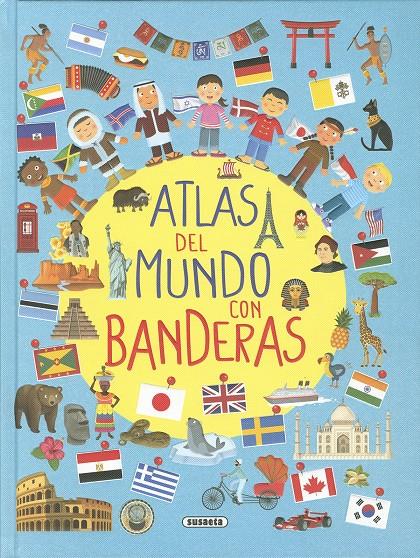 ATLAS DEL MUNDO CON BANDERAS | 9788467797732 | ACETI, LAURA/BERGAMINO, GIORGIO | Llibreria La Font de Mimir - Llibreria online Barcelona - Comprar llibres català i castellà