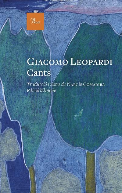 CANTS | 9788475889191 | LEOPARDI, GIACOMO | Llibreria La Font de Mimir - Llibreria online Barcelona - Comprar llibres català i castellà