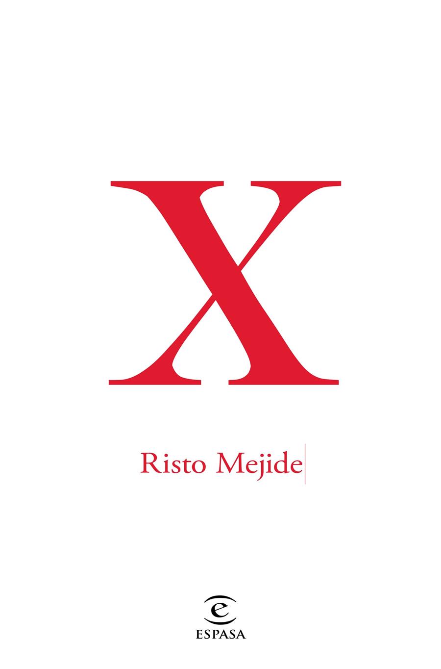 X | 9788467047431 | RISTO MEJIDE | Llibreria La Font de Mimir - Llibreria online Barcelona - Comprar llibres català i castellà