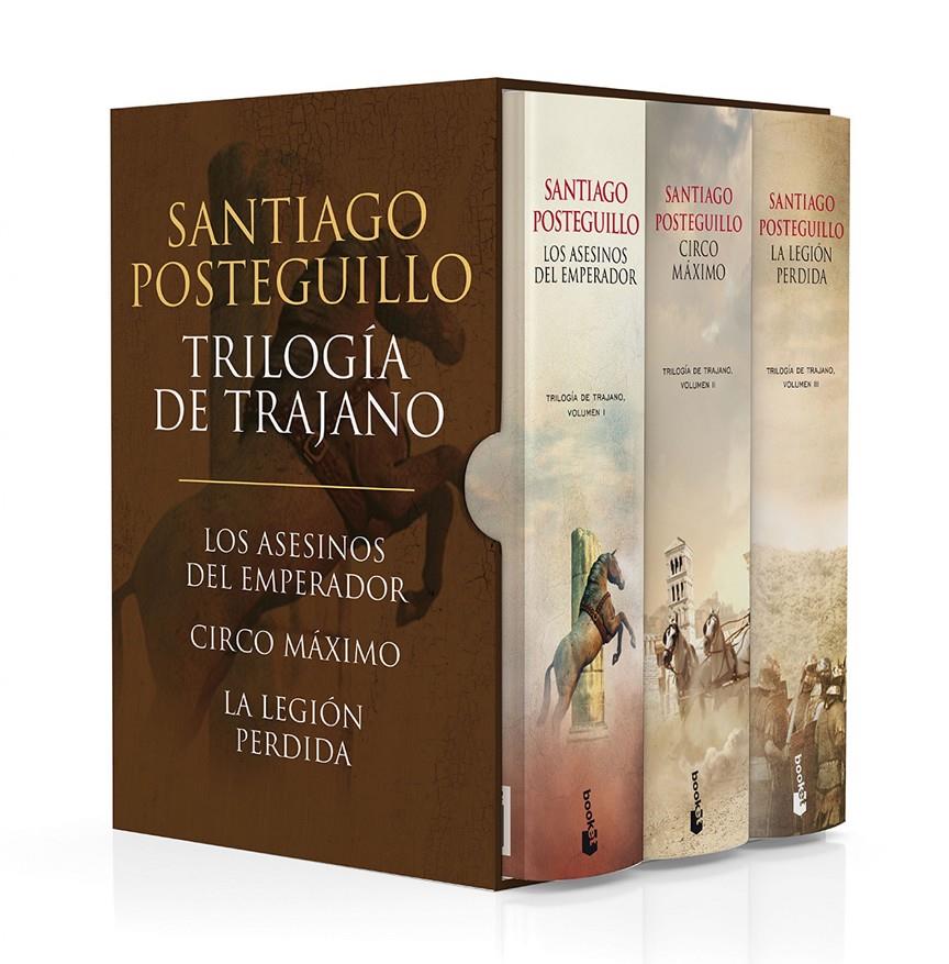 ESTUCHE TRILOGÍA DE TRAJANO | 9788408197423 | POSTEGUILLO, SANTIAGO | Llibreria La Font de Mimir - Llibreria online Barcelona - Comprar llibres català i castellà