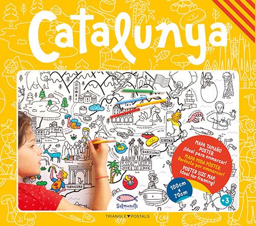 CATALUNYA, MAPA PARA COLOREAR | 9788484788522 | VARIOS AUTORES | Llibreria La Font de Mimir - Llibreria online Barcelona - Comprar llibres català i castellà
