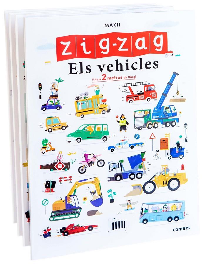 ZIG-ZAG ELS VEHICLES | 9788491018940 | MAKII | Llibreria La Font de Mimir - Llibreria online Barcelona - Comprar llibres català i castellà
