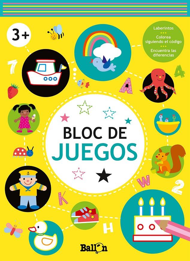 BLOC DE JUEGOS +3 AMARILLO | 9789403226118 | BALLON | Llibreria La Font de Mimir - Llibreria online Barcelona - Comprar llibres català i castellà