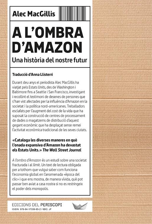 A L'OMBRA D'AMAZON | 9788417339852 | MACGILLIS, ALEC | Llibreria La Font de Mimir - Llibreria online Barcelona - Comprar llibres català i castellà