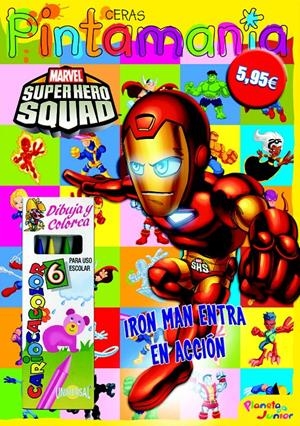 SUPER HERO SQUAD. PINTAMANIA CERAS | 9788408098850 | SUPER HERO SQUAD | Llibreria La Font de Mimir - Llibreria online Barcelona - Comprar llibres català i castellà