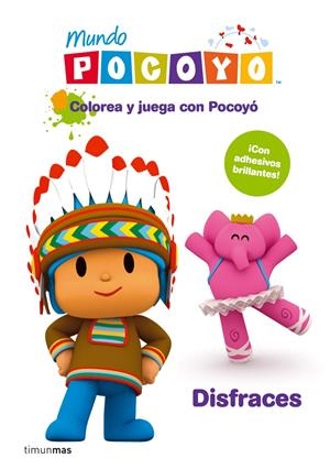 POCOYO. JUEGA  Y COLOREA. DISFRACES | 9788408099147 | ZINKIA ENTERTAINMENT, S. A. | Llibreria La Font de Mimir - Llibreria online Barcelona - Comprar llibres català i castellà