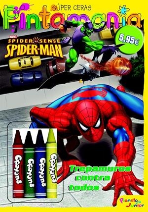 SPIDERMAN. PINTAMANIA SUPER CERAS | 9788408102472 | SPIDERMAN | Llibreria La Font de Mimir - Llibreria online Barcelona - Comprar llibres català i castellà
