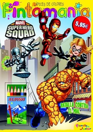 SUPER HERO SQUAD. PINTAMANIA LAPICES PEQUEÑOS | 9788408102496 | SUPER HERO SQUAD | Llibreria La Font de Mimir - Llibreria online Barcelona - Comprar llibres català i castellà