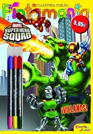 SUPER HERO SQUAD. PINTAMANIA ROTULADORES DOBLES | 9788408102502 | SUPER HERO SQUAD | Llibreria La Font de Mimir - Llibreria online Barcelona - Comprar llibres català i castellà
