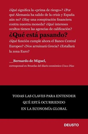 ¿QUÉ ESTÁ PASANDO EN EL MUNDO? | 9788423428557 | BERNARDO DE MIGUEL | Llibreria La Font de Mimir - Llibreria online Barcelona - Comprar llibres català i castellà