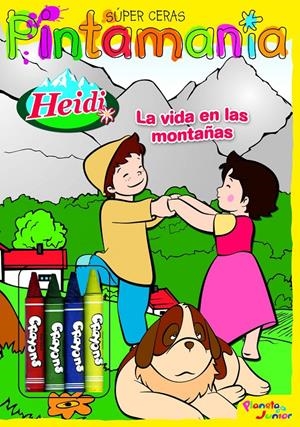 HEIDI. PINTAMANÍA SÚPER CERAS. LA VIDA EN LAS MONT | 9788408108870 | HEIDI | Llibreria La Font de Mimir - Llibreria online Barcelona - Comprar llibres català i castellà