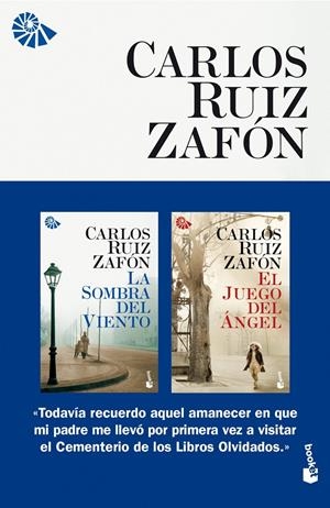 PACK ZAFON BOOKET (LA SOMBRA DEL VIENTO + EL JUEGO | 9788408006312 | CARLOS RUIZ ZAFÓN | Llibreria La Font de Mimir - Llibreria online Barcelona - Comprar llibres català i castellà
