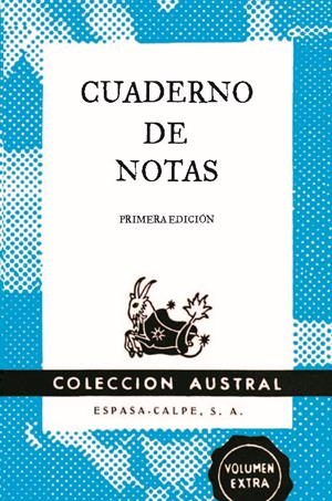CUADERNO DE NOTAS AZUL 9X14CM | 9788467008418 | ESPASA CALPE | Llibreria La Font de Mimir - Llibreria online Barcelona - Comprar llibres català i castellà