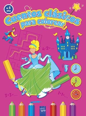 COLOREA CUENTOS CLASICOS CENICIENTEA | 9788408037200 | YOYO | Llibreria La Font de Mimir - Llibreria online Barcelona - Comprar llibres català i castellà