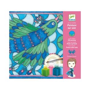 PINTURA SOBRE SEDA EL PAVO REAL | 3070900098503 | Llibreria La Font de Mimir - Llibreria online Barcelona - Comprar llibres català i castellà