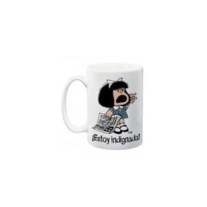 TAZA MAFALDA ESTOY INDIGNADA | 9788862129145 | Llibreria La Font de Mimir - Llibreria online Barcelona - Comprar llibres català i castellà