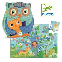 PUZZLE SILUETA HOLA BUHO | 3070900072152 | Llibreria La Font de Mimir - Llibreria online Barcelona - Comprar llibres català i castellà