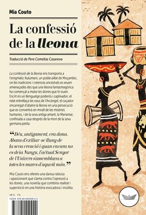 LA CONFESSIÓ DE LA LLEONA | 9788494440922 | COUTO, MIA | Llibreria La Font de Mimir - Llibreria online Barcelona - Comprar llibres català i castellà