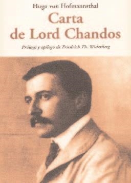 CARTA DE LORD CHANDOS | 9788497167987 | HOFMANNSTHAL, HUGO VON | Llibreria La Font de Mimir - Llibreria online Barcelona - Comprar llibres català i castellà