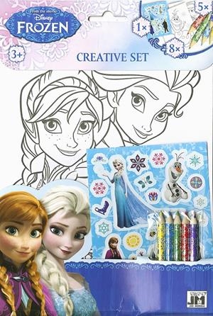 SET COLOREAR Y PEGATINAS FROZEN | 8595593808017 | Llibreria La Font de Mimir - Llibreria online Barcelona - Comprar llibres català i castellà