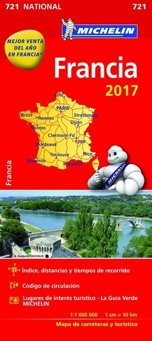 MAPA NATIONAL FRANCIA | 9782067218659 | VARIOS AUTORES | Llibreria La Font de Mimir - Llibreria online Barcelona - Comprar llibres català i castellà