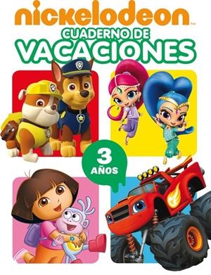 CUADERNO DE VACACIONES NICKELODEON. 3 AÑOS | 9788437201467 | NICKELODEON | Llibreria La Font de Mimir - Llibreria online Barcelona - Comprar llibres català i castellà
