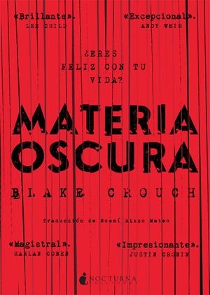 MATERIA OSCURA | 9788416858217 | CROUCH, BLAKE | Llibreria La Font de Mimir - Llibreria online Barcelona - Comprar llibres català i castellà