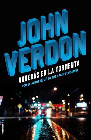 ARDERÁS EN LA TORMENTA | 9788416700721 | VERDON, JOHN | Llibreria La Font de Mimir - Llibreria online Barcelona - Comprar llibres català i castellà