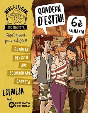 INVESTIGA AMB EN ROC TEMPESTA. QUADERN D'ESTIU 6È | 9788448944872 | MURILLO, NÚRIA/BARÓ, SANTI | Llibreria La Font de Mimir - Llibreria online Barcelona - Comprar llibres català i castellà
