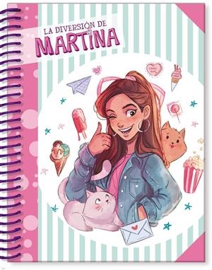 LIBRETA DE LA DIVERSIÓN DE MARTINA (TURQUESA) (LA DIVERSIÓN DE MARTINA) | 9788417460525 | D'ANTIOCHIA, MARTINA | Llibreria La Font de Mimir - Llibreria online Barcelona - Comprar llibres català i castellà