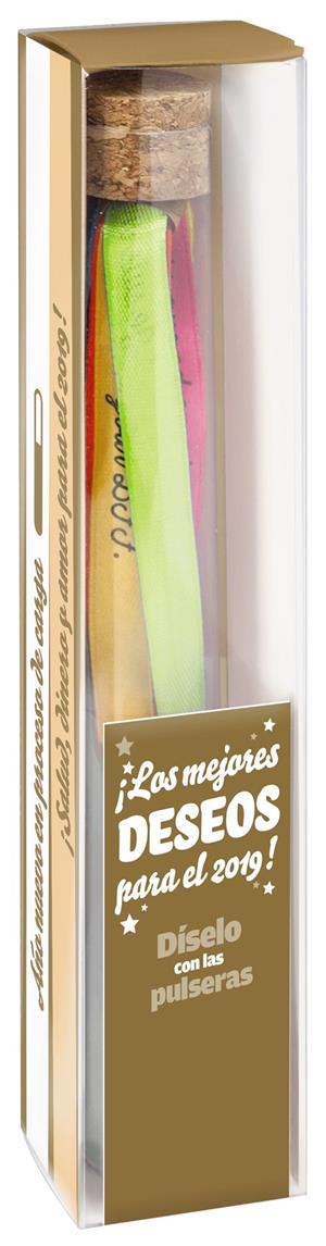 CAJA DE PULSERAS FELIZ AÑO 2019 | 9788417240752 | VARIOS AUTORES | Llibreria La Font de Mimir - Llibreria online Barcelona - Comprar llibres català i castellà