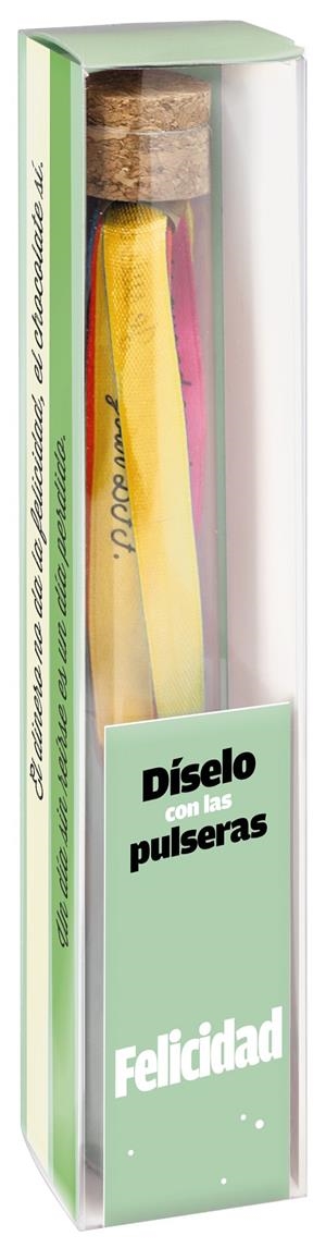 CAJA DE PULSERAS CON MENSAJES DE FELICIDAD | 9788417240776 | VARIOS AUTORES | Llibreria La Font de Mimir - Llibreria online Barcelona - Comprar llibres català i castellà