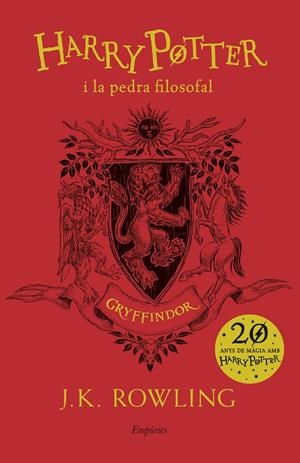 HARRY POTTER I LA PEDRA FILOSOFAL (GRYFFINDOR) | 9788417016678 | ROWLING, J.K. | Llibreria La Font de Mimir - Llibreria online Barcelona - Comprar llibres català i castellà