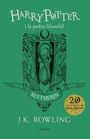HARRY POTTER I LA PEDRA FILOSOFAL (SLYTHERIN) | 9788417016708 | ROWLING, J.K. | Llibreria La Font de Mimir - Llibreria online Barcelona - Comprar llibres català i castellà