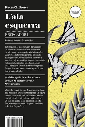 L'ALA ESQUERRA | 9788417339128 | CARTARESCU, MIRCEA | Llibreria La Font de Mimir - Llibreria online Barcelona - Comprar llibres català i castellà