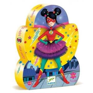 PUZZLE SILUETA SUPER STAR  | 3070900072268 | Llibreria La Font de Mimir - Llibreria online Barcelona - Comprar llibres català i castellà
